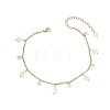 304 Stainless Steel Link Chain Anklets AJEW-AN00699-02-2