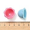Opaque Acrylic Bead Caps AC-CBADA7D-02-3