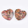 Synthetic Gold Line Regalite/Imperial Jasper/Sea Sediment Jasper Pendants G-S329-068E-2