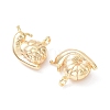 Brass Charms X-KK-C031-38G-2