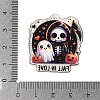 Halloween Theme Opaque Printed Acrylic Pendants SACR-S034-05A-3