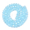 Electroplate Glass Beads Strands EGLA-A044-J6mm-B04-3