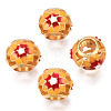 Alloy Enamel European Beads KK-N238-068B-2