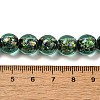 Handmade Dichroic Foil Glass Beads Strands DICH-U001-05C-4