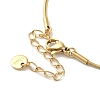 Vacuum Plating 304 Stainless Steel Snake Chain Necklaces NJEW-C045-07B-G-3