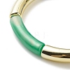 Acrylic Curved Tube Beaded Stretch Bracelet for Women BJEW-JB08376-5