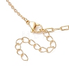 Brass Cable Chain Paperclip Chain Necklace Making AJEW-JB01468-4