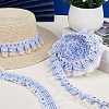5Yards Polyester Lace Ribbon OCOR-GF0006-20A-4