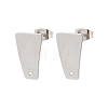 304 Stainless Steel Stud Earring Finding STAS-Z091-02P-02-1