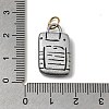 Printing 304 Stainless Steel Pendants LS-STAS-K304-08B-G-3