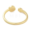 Rack Plating Brass Open Cuff Ring Components KK-Z071-33G-3