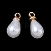 ABS Plastic Pearl Pendants FIND-Z105-03A-01G-1