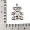 Brass Micro Pave Cubic Zirconia Pendants KK-P300-03P-01-3