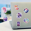 50Pcs Vinyl Self-Adhesive Cartoon Stickers PW-WG16796-01-4