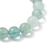 Natural Fluorite Beads Stretch Bracelets for Women BJEW-JB13166-4