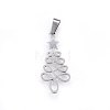 Non-Tarnish 304 Stainless Steel Pendants STAS-P209-45P-2
