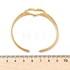 304 Stainless Steel Cuff Bangles for Women BJEW-B120-01G-04-5