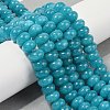 Dyed Natural White Jade Beads Strands G-G107-A08-01-5