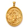 Religion Golden Tone 304 Stainless Steel Pendants STAS-K289-01G-03-1