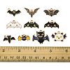 10Pcs 10 Styles Alloy Enamel Pendants ENAM-FS0003-85-5