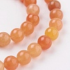 Natural Red Aventurine Beads Strands GSR023-3