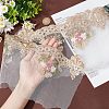 Gorgecraft Polyester Embroidery Lace Ribbon OCOR-GF0002-64-3