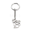 Animal 304 Stainless Steel Pendant Keychains KEYC-P017-A05-1