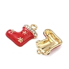 Christmas Alloy Enamel Pendants ENAM-I073-02G-02-2
