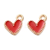 Alloy Enamel Charms FIND-G055-20G-05-2