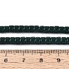 Opaque Solid Color Glass Beads Strands GLAA-N026-2x4mm-10-4