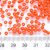 8/0 Baking Paint Glass Round Seed Beads SEED-C029-B-01-2