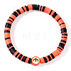 Halloween Polymer Clay Heishi Beads Stretch Bracelets KN1283-6-1