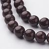 Natural Mashan Jade Round Beads Strands G-D263-10mm-XS14-2