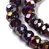 Baking Electroplate Glass Beads Strands LS-DGLA-A039-J6MM-B22-3