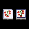 Printed Handmade Porcelain Beads PORC-G016-04-2