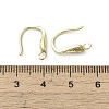 Brass Micro Pave Cubic Zirconia Earring Hooks KK-C048-14G-G-3