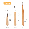 3Pcs 3 Style Wood Shoehorns AJEW-FH0006-51-2