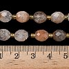 Natural Copper Rutilated Quartz Beads Strands G-F809-A41-01-6