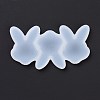 DIY Rabbit's Head Lollipop Making Silhouette Silicone Molds X-DIY-E051-02-4