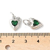 Brass Micro Pave Cubic Zirconia Pendants KK-U067-10P-07-3