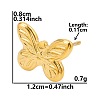 304 Stainless Steel Butterfly Stud Earrings for Women BE5708-4-1