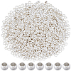 2000Pcs Brass Crimp Beads KK-SP0002-61S-1