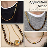 1 Strand  Natural Banded Agate Graduated Beads Strands G-PA0002-04C-4
