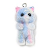 Flocking Resin Cute Pendants RESI-L043-03P-04-1