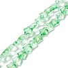 Transparent Glass Beads Strand GLAA-F112-04G-1