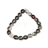 Natural African Bloodstone Beads Strands G-M439-A10-01-2