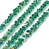 Electroplate Glass Bead Strands GLAA-F092-A03-1