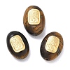 Natural Tiger Eye Oval Beads GG-D002-08G-1