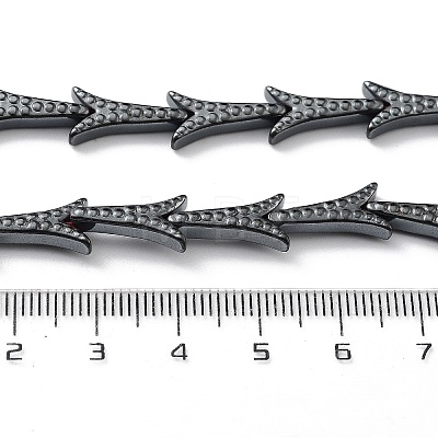 Synthetic Non-Magnetic Hematite Beads Strands G-H303-B23-1