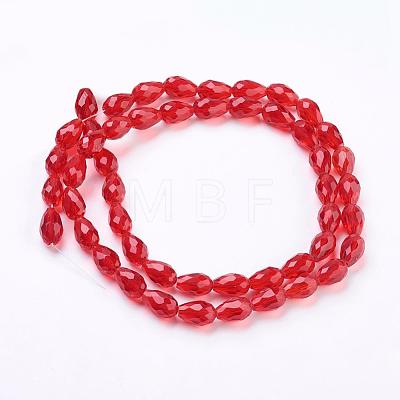 Glass Beads Strands GLAA-R024-15x10mm-M-1